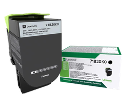 Lexmark 71B20K0 Genuine Black Toner Cartridge