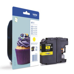 Brother LC123Y Genuine Yellow Ink Cartridge
