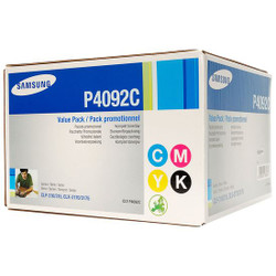 Samsung CLT-P4092C/ELS Genuine Multipack, Black, Cyan, Magenta, Yellow Toner Cartridge