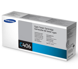Samsung CLTC406S ST984A Genuine Cyan Toner Cartridge