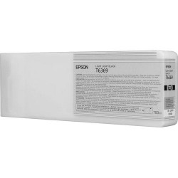 Epson T6369 Genuine Light Black, Black Ink Cartridge
