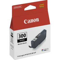 Canon PFI-300MBK 4192C001 Genuine Matte Black, Black Ink Cartridge