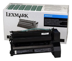 Lexmark 15G042C Genuine Cyan Toner Cartridge