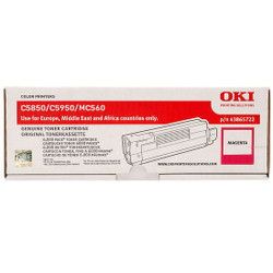 OKI 43865722 Genuine Magenta Toner Cartridge