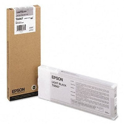 Epson C13T606700 T6067 Genuine Light Black, Black Ink Cartridge