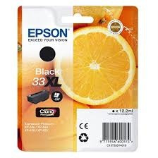 Epson 33 C13T33314012 Genuine Black, Orange Ink Cartridge
