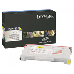 Lexmark 20K1402 Genuine Yellow Toner Cartridge