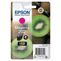 Epson 202 T02F3 C13T02F34010 Genuine Magenta Ink Cartridge