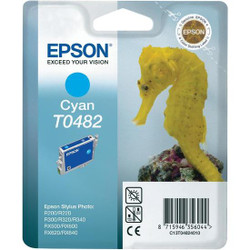 Epson T0482 C13T048240 Genuine Cyan Ink Cartridge