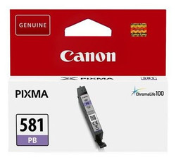 Canon CLI-581PB 2107C001 Genuine Photo Blue, Blue Ink Cartridge