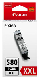 Canon PGI-580PGBKXXL 1970C001 Genuine Pigment Black, Black Ink Cartridge