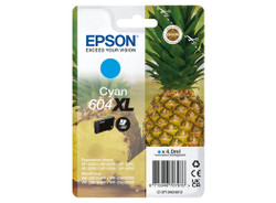 Epson 604XL C13T10H24010 Genuine Cyan Ink Cartridge