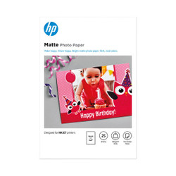 HP Matte Photo Paper 4x6 Inch 7HF70A