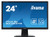 Iiyama ProLite B2483HS 24 Inch LED Backlit SD 5:4 Monitor with VGA,  HDMI + Display Port