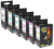 IJT Recycled Epson T24XL High Capacity 6 Ink Cartridge Multipack Black, Cyan, Magenta, Yellow, Light Cyan, Light Magenta - Elephant