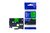 IJT Compatible Brother TZE-721 Black on Green Labelling Tape