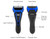 Bauer 39169 Wet & Dry Mens Electric Foil Shaver with Pop-Up Trimmer