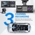 3 Lens Front, Inside & Rear Full HD In Car Dash Cam CCTV Camera DVR Recorder & 64GB Micro SD Card