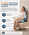 Comfier Shiatsu Back Massager with Heat & Air Compress, Massage Chair Pad for Back Relief CF-2307A