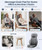 Comfier Shiatsu Back Massager with Heat & Air Compress, Massage Chair Pad for Back Relief CF-2307A