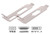 IJT Low Profile Graphics Card Brackets, (x2), 1 for VGA, 1 for HDMI & DVI