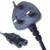 ComputerGear 2M UK Male (BS1363) to 2pin C7 (FIG8) Power Cable