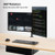 IJT Dual PC Monitor Adjustable VESA Mount Arm with Desk Clamp & Grommet Mount
