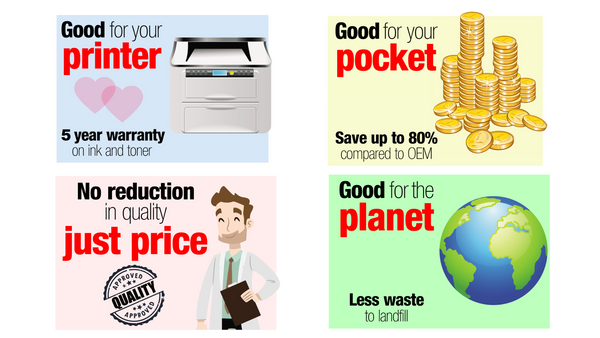 Make the best choice for your printer & your pocket!