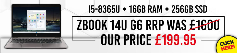 Buy HP zBook 14 inch Intel i5 Power Laptop Deal only £199.95