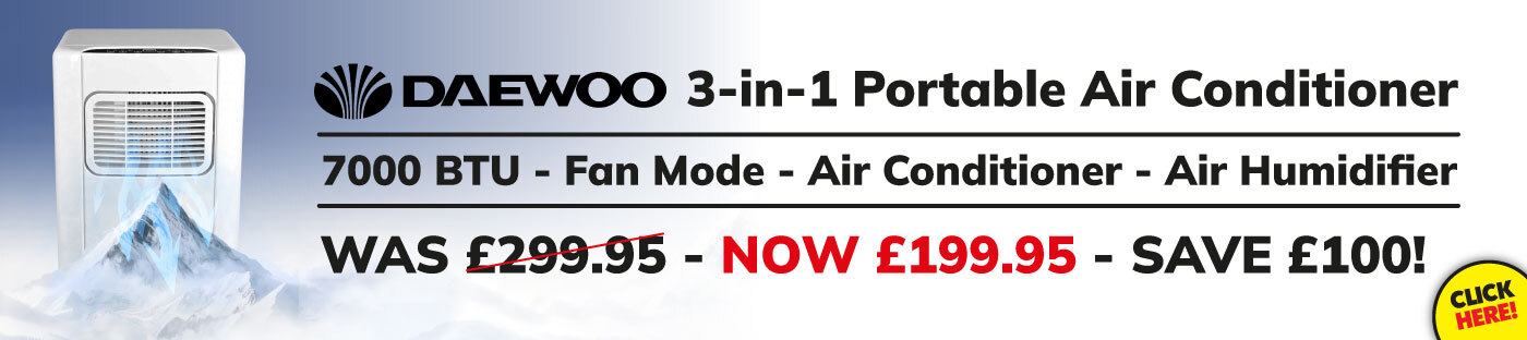 Daweoo 2 in 1 Portable Air Conditioner  only £199.95