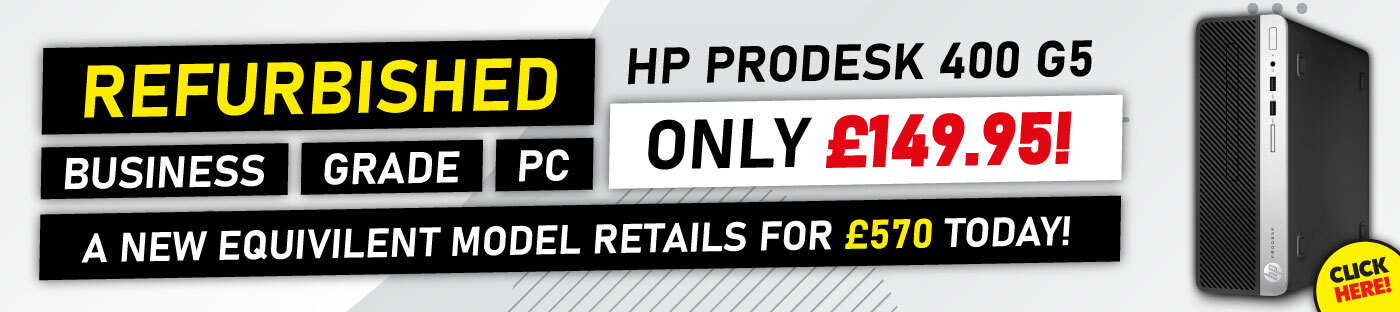 HP ProDesk 400 G5 Business Grade Windows 11 PC Only £149.95