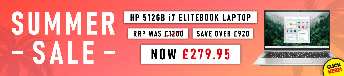 HP EliteBook 830 G8 Intel i7 Laptop only £279.95