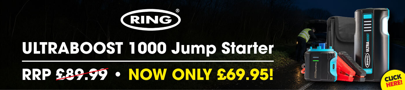 RING UltraBoost 1000 Car Jump Starter and Power Bank only £69.95