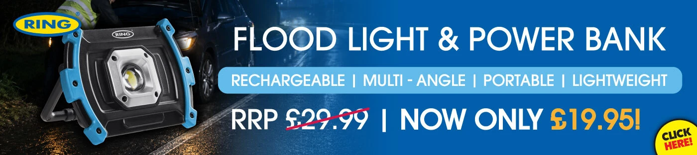 RING Flood Light with Integrated Power Brank only £19.95!