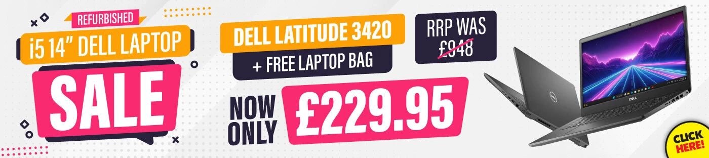 Dell Latitude 3420 14" Laptop i5-1135G7 up to 4.20GHz Processor 8GB RAM 256GB SSD Windows 11 Professional