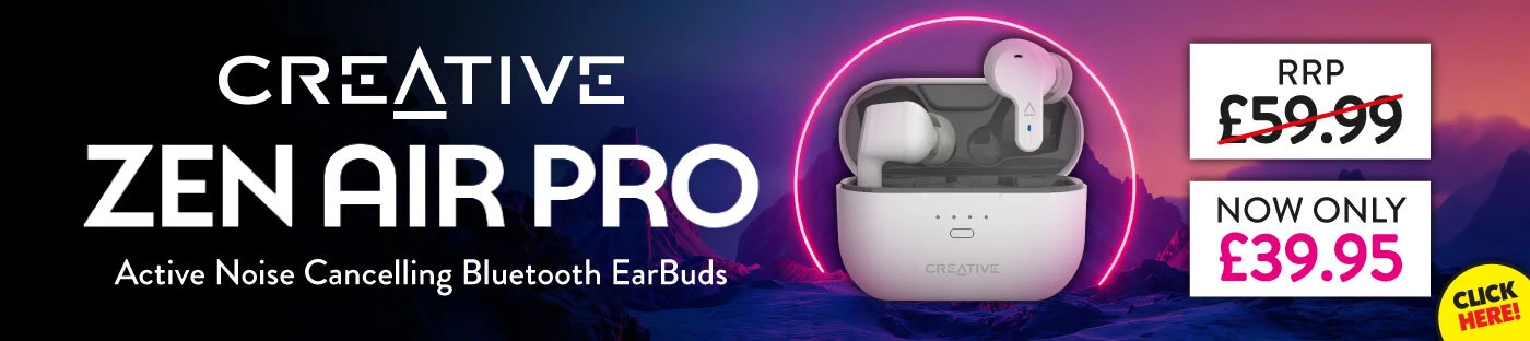 Creative Zen Air Pro Wireless Bluetooth Le Audio Hybrid ANC EarBuds