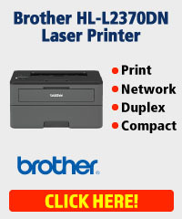 Free Brother HL-L2370DN A4 Mono Laser Network Printer Deal