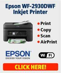 Free Epson WorkForce WF-2840DWF A4 Inkjet Wireless Printer Deal