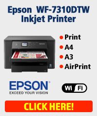 Free Epson WorkForce WF-7310DTW A3 Wireless Inkjet Printer Deal