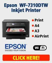 Free Epson WorkForce WF-7310DTW A3+ Inkjet Wireless Printer Deal