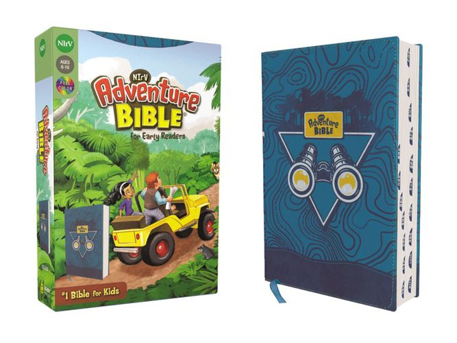 NIrV, Adventure Bible for Early Readers, Leathersoft, Blue, Full