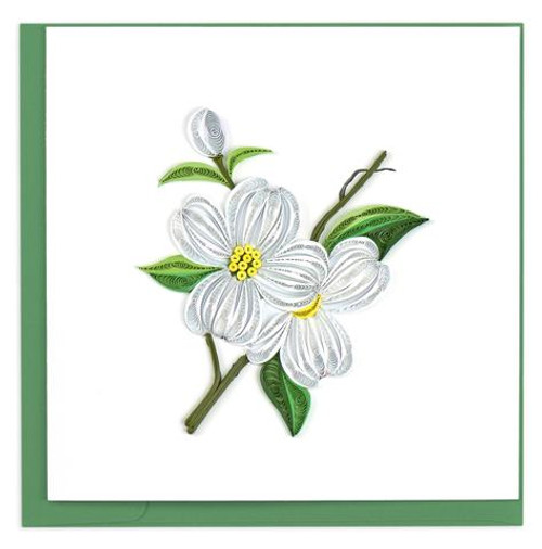 Quilled Dogwood Greeting Card