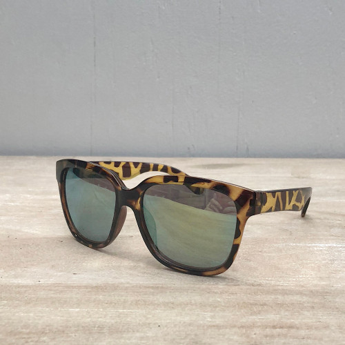 Elden Sunglasses - Tortoise/Green