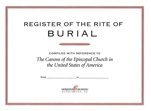 Register of Burials #72 - Small Size 