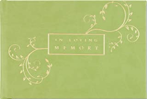 In Loving Memory Guest Book, Green (Memorial Book, Funeral Book) 