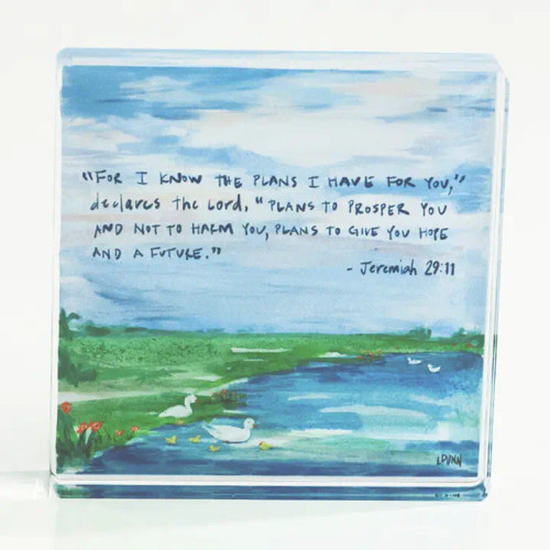 Jeremiah 29:11 Acrylic Scripture Block