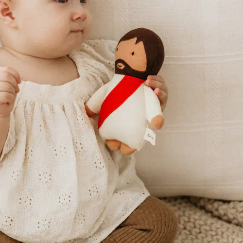 Jesus Plush Rattle Doll