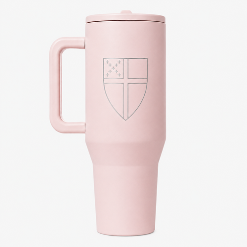 40 oz. Pink Sand Episcopal Shield HydroJug