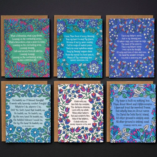 6 Hymn Greeting Cards - Set Three