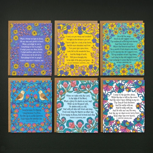 6 Hymn Greeting Cards - Set Two